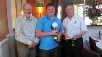 Alan receiving Thomas Dullaghan's Winning prize Captains day 2017.JPG