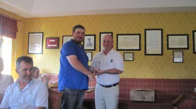 Ciaron visitors prize Ardee 2013.JPG